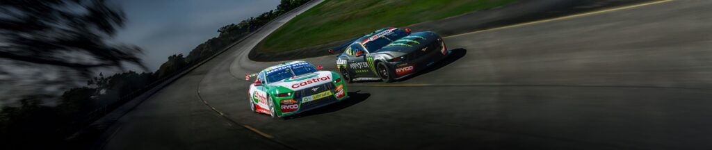 BANNER LONGER KO x tickford BOTH CARS