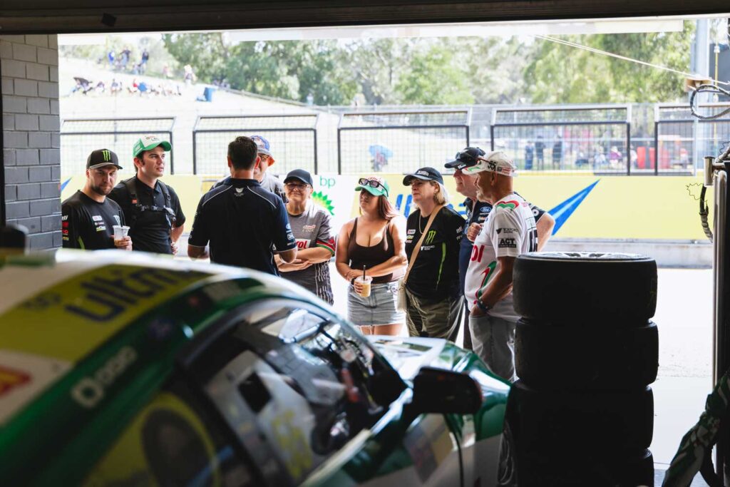 Pit tour